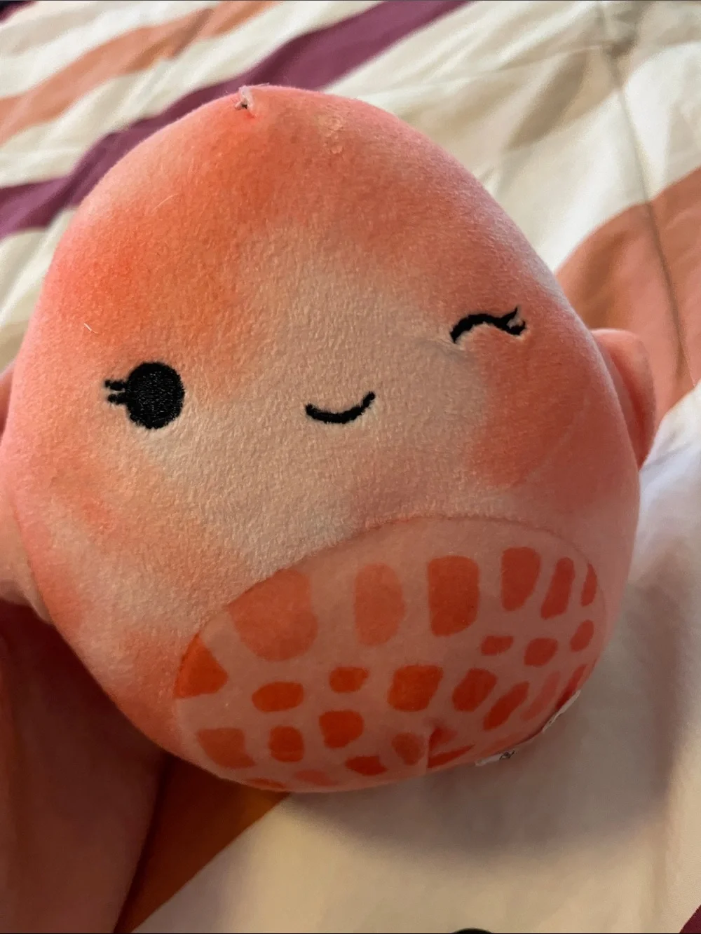 Squishmallows Peachy Pink Orange Plush
